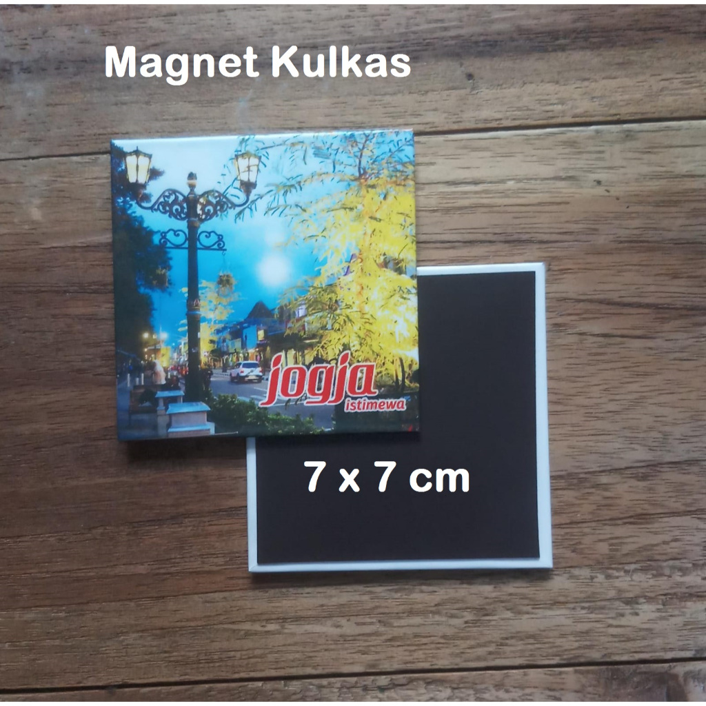 Souvenir Magnet Kulkas Jogja Lampu Antik Malioboro