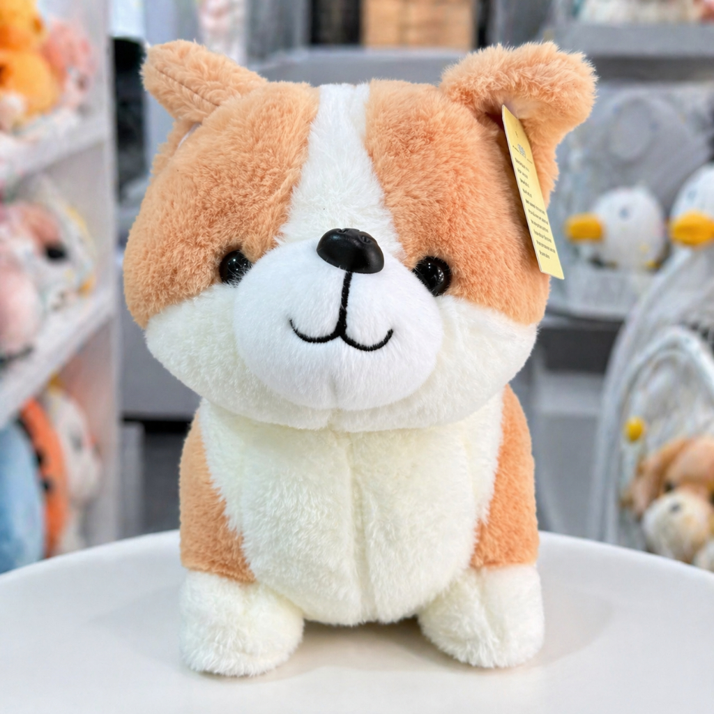 Boneka Corgi Dog ohsome / Corgi Dog/ Boneka Anjing Corgi/ DuXile pet series plush doll boneka anjing