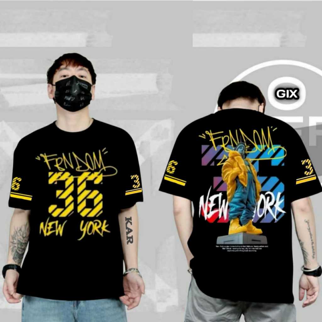 GIX DISTRO / KAOS MODEL JERSEY / KAOS ANGKA TERBARU BAHAN COTTON COMBED DISTRO