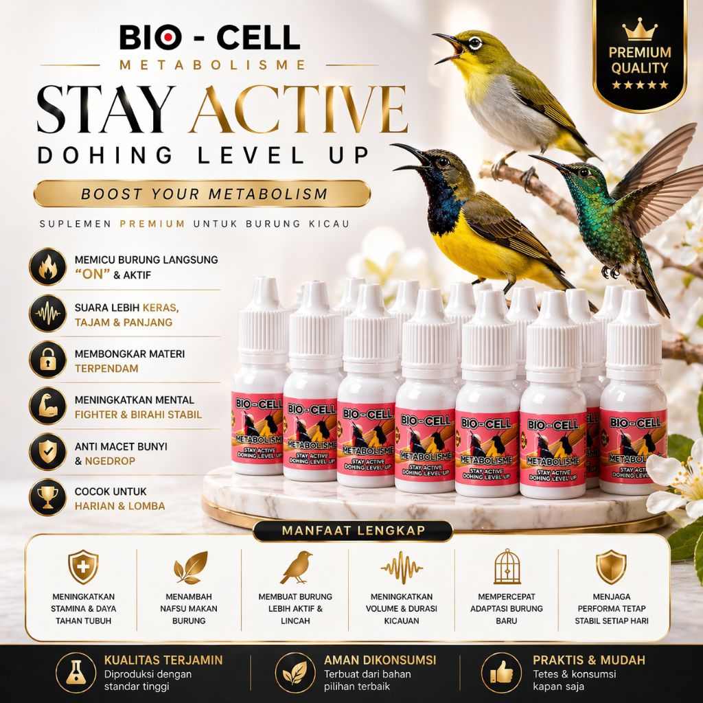 BIO - CELL MENTAL FIGHTER DONGKRAK EMOSI SUPLEMEN VITAMIN BERNUTRISI TINGGI MENINGKATKAN EMOSI BURUN