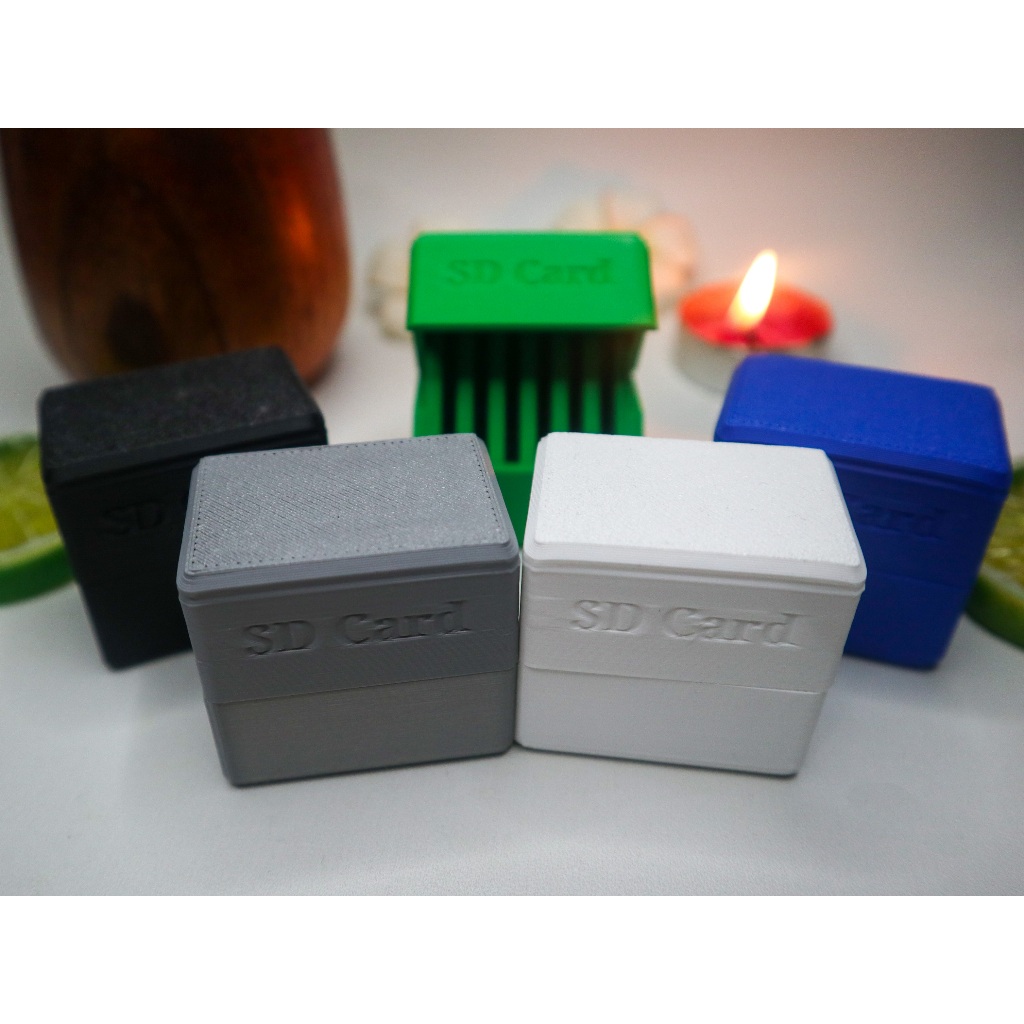 Tempat SD Card Case 6 Slot – Box Memory Card Organizer SD Card Holder Penyimpanan SD Card Aman