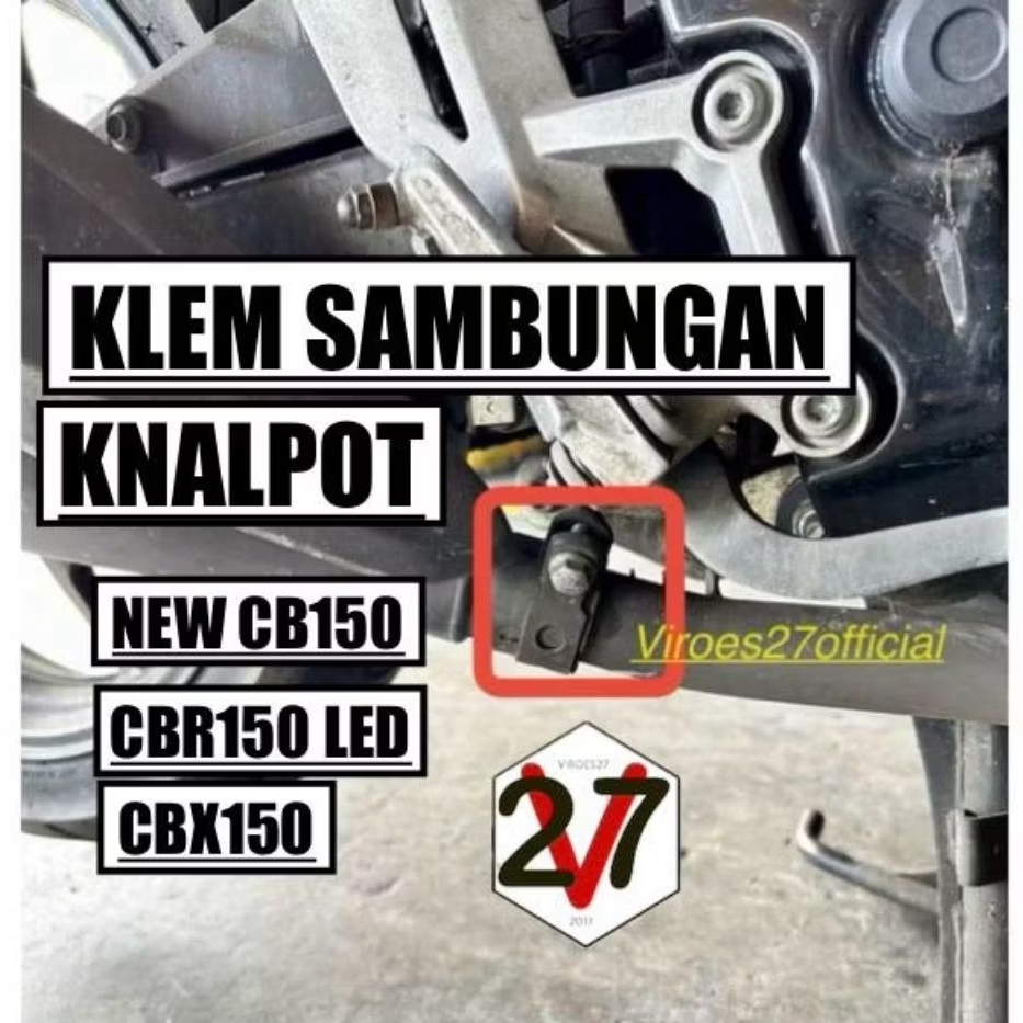 Klem Silincer Knalpot NEW CB150R CBR K45G ORIGINAL 18373-ML0-000