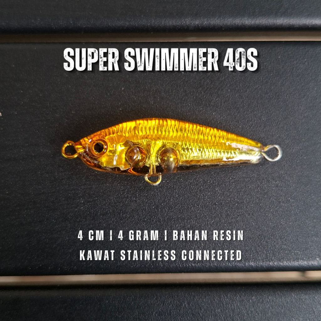 Super Swimmer 4 cm 4 grsm 40s GT Lure Resin Hard