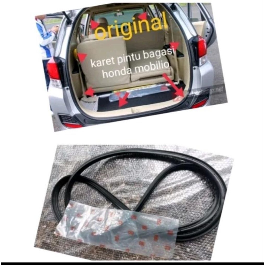 KARET PINTU BAGASI HONDA MOBILIO ORIGINAL