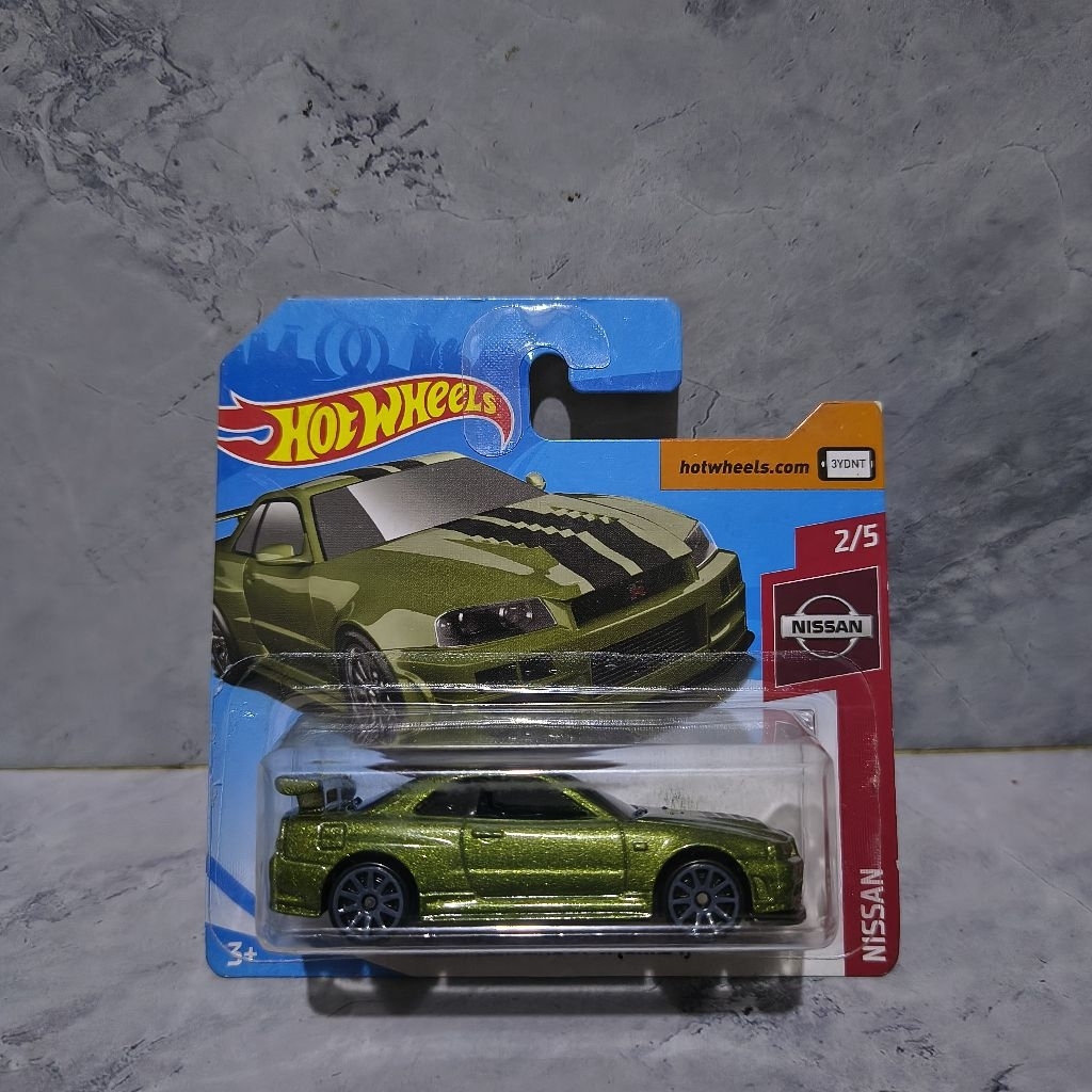 Hot Wheels Nissan Skyline Gtr R34 Hijau