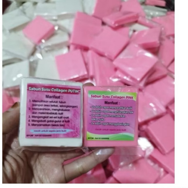 Sabun susu collagen pemutih badan