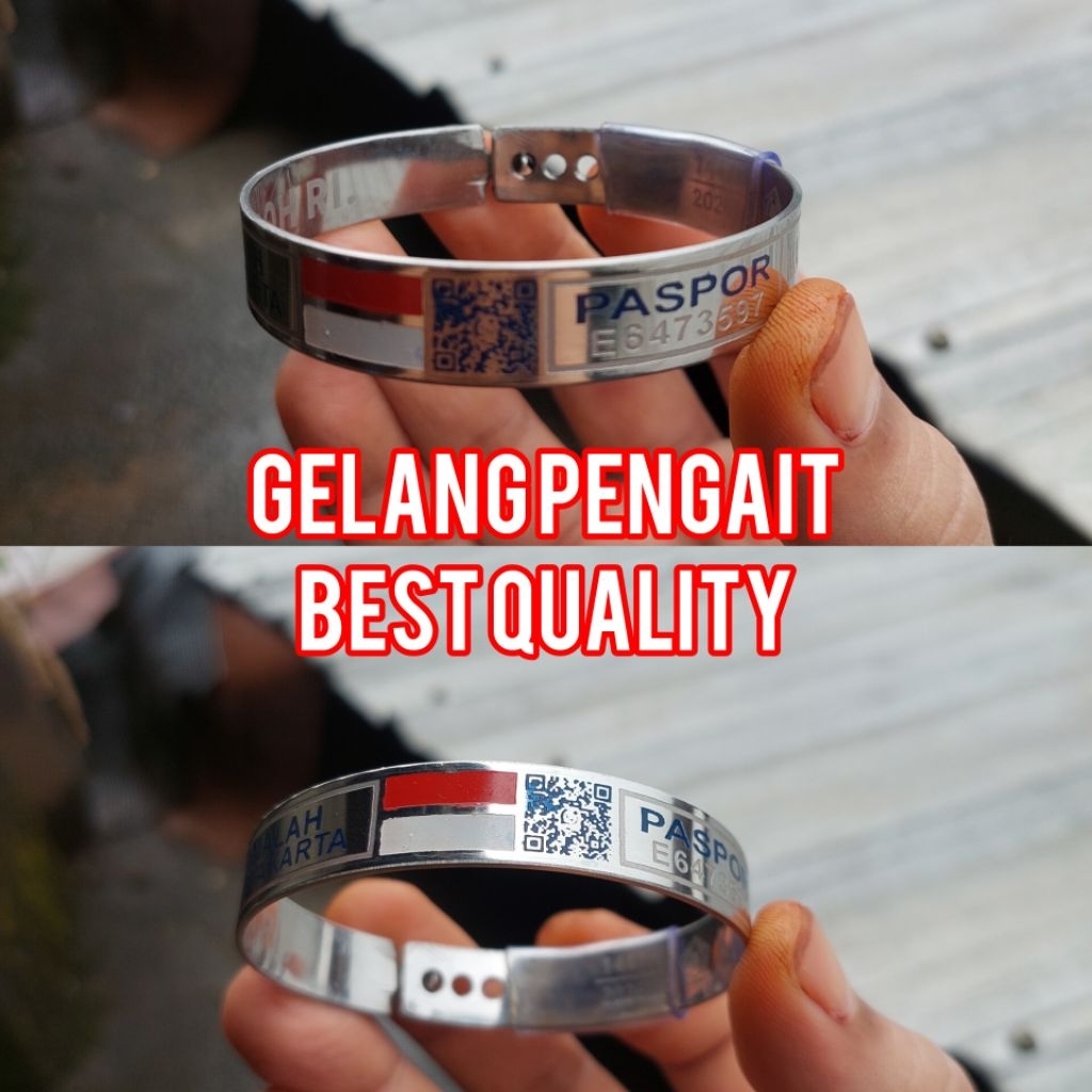 GELANG HAJI INDONESIA PIHK ( FURODA ) MODEL PENGAIT || CUSTOM IDENTITAS