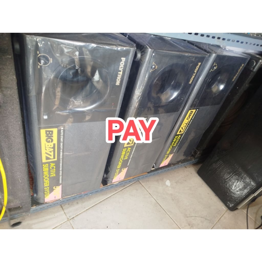 Subwoofer polytron psw 500 rebah