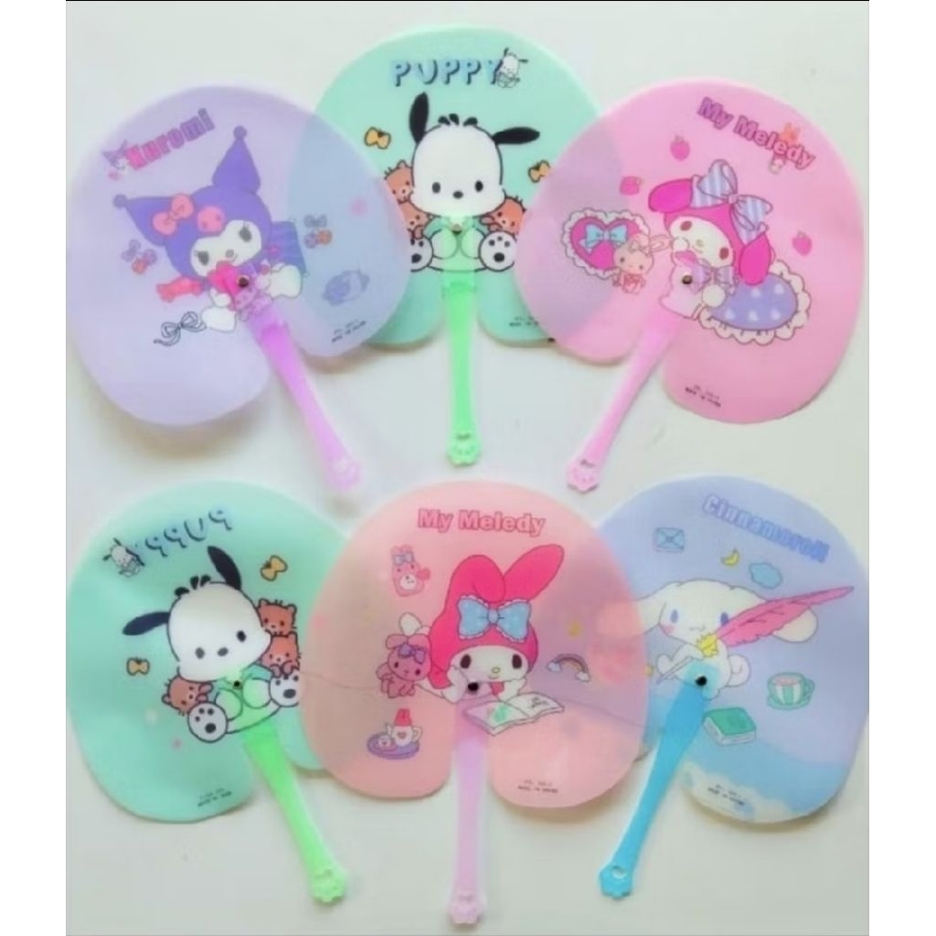 KIPAS TANGAN MOTIF LUCU KIPAS ANAK ANAK MOTIF LUCU