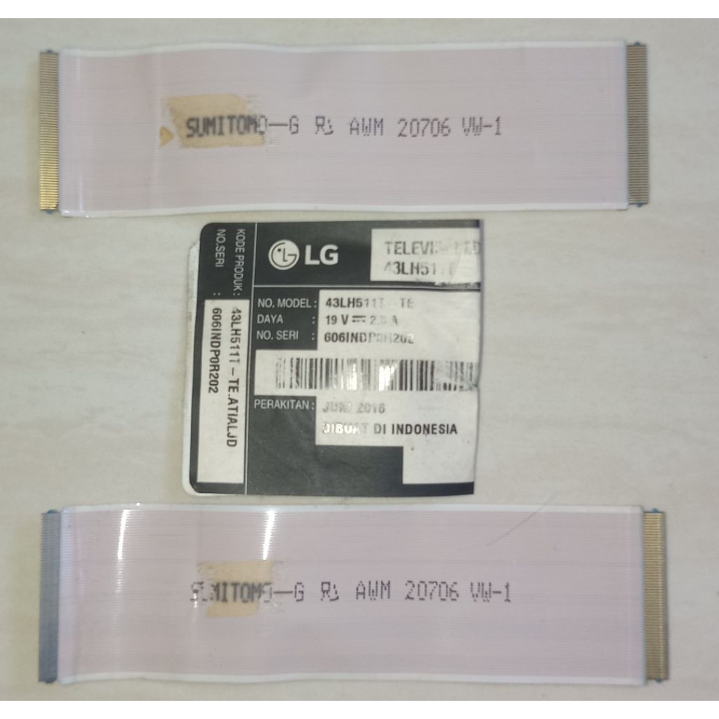 1 set LVDS(±60 Pin) TV LED LG seri 43LH511T
