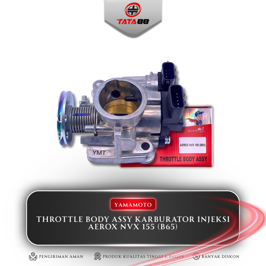 THROTTLE BODY ASSY KARBURATOR INJEKSI AEROX NVX 155 B65 YAMAMOTO - THROTTLE BODY ASSY B65 AEROX 155 