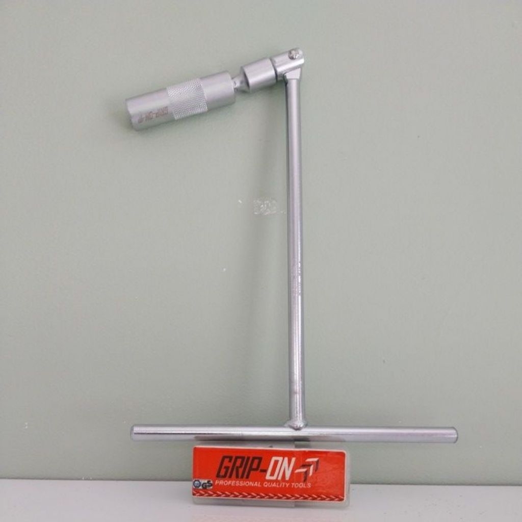 GRIP-ON T FLEXIBEL 360 DERAJAT KUNCI BUSI 16MM BERMAGNET SEMUA MOTOR