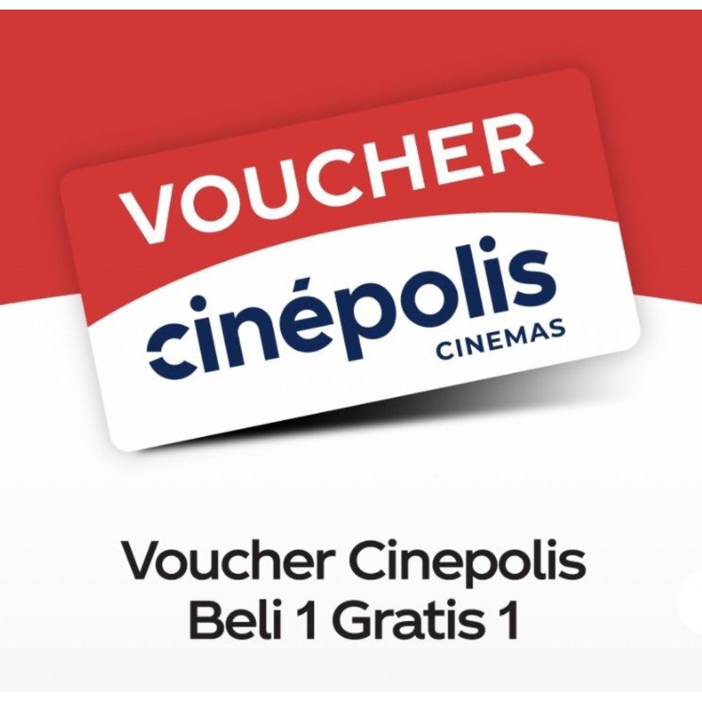 Voucher Buy 1 Get 1 Cinepolis