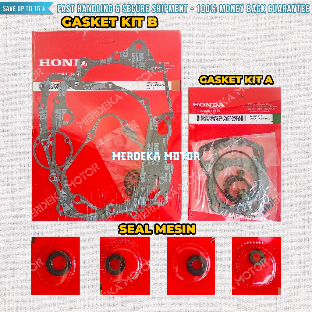 Gasket Packing Pack Perpak Full Set Tiger 2000 Tiger Lama TILAM Tiger Lawas TILAS 1993-2006 Original