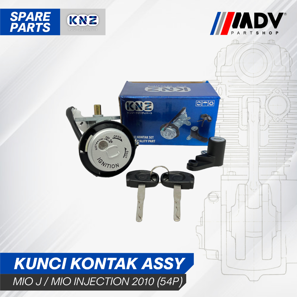KUNCI KONTAK ASSY SET MIO J / MIO J INJECTION (2012)