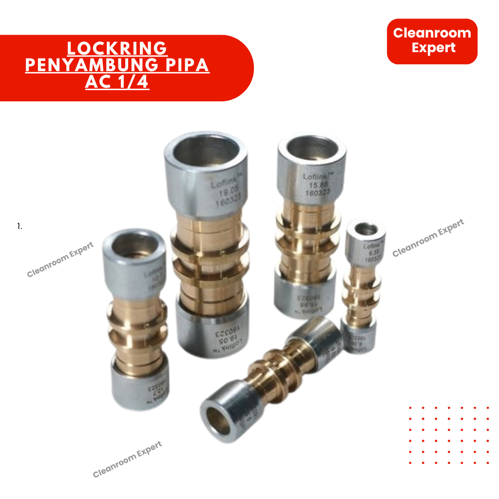 Lockring Penyambung Pipa Ac 1/4