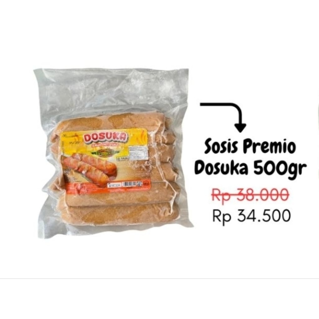 FROZEN SOSIS JUMBO PREMIO, sosis ayam