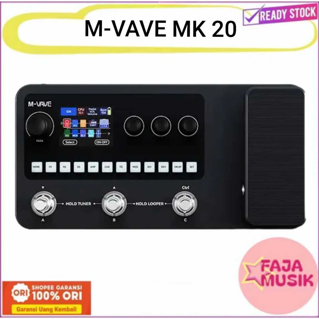 Efek Gitar MVAVE MK20 M-MVAVE MK20 MK 20 MK-20 GUITAR MULTI efek multy EFFECTS MK 20 MK-20 GUITAR MU