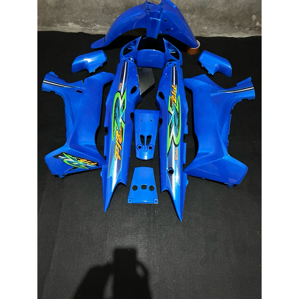 Paket fullset body halus fizr fullset body fiz r warna biru lis kuning hijau berkualitas terbaik