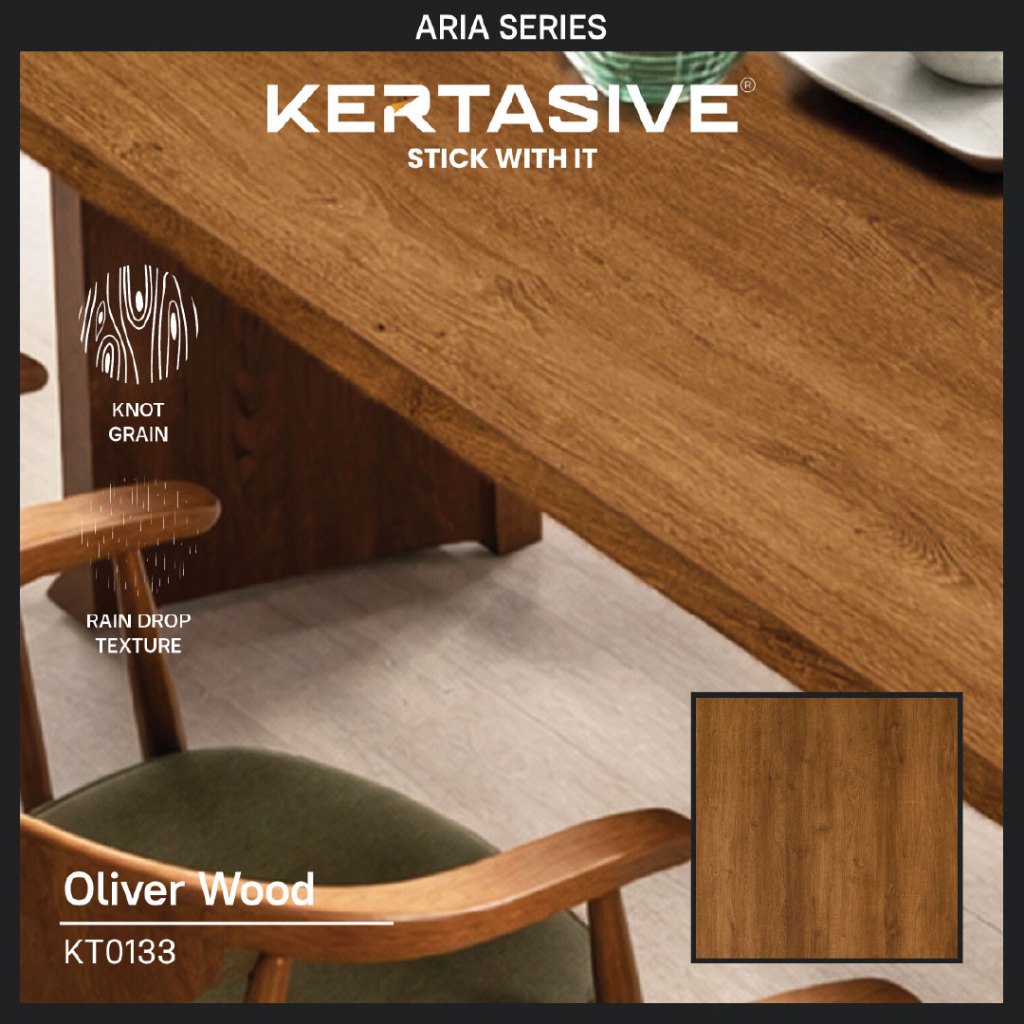 KERTASIVE PVC Interior Film - OLIVER WOOD L.122cm