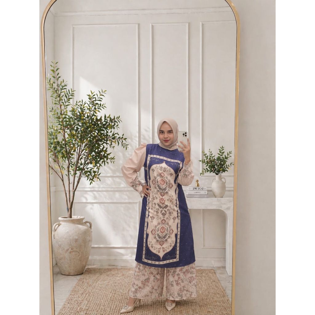 Set celana kulot baju tunik by Wawa Jell