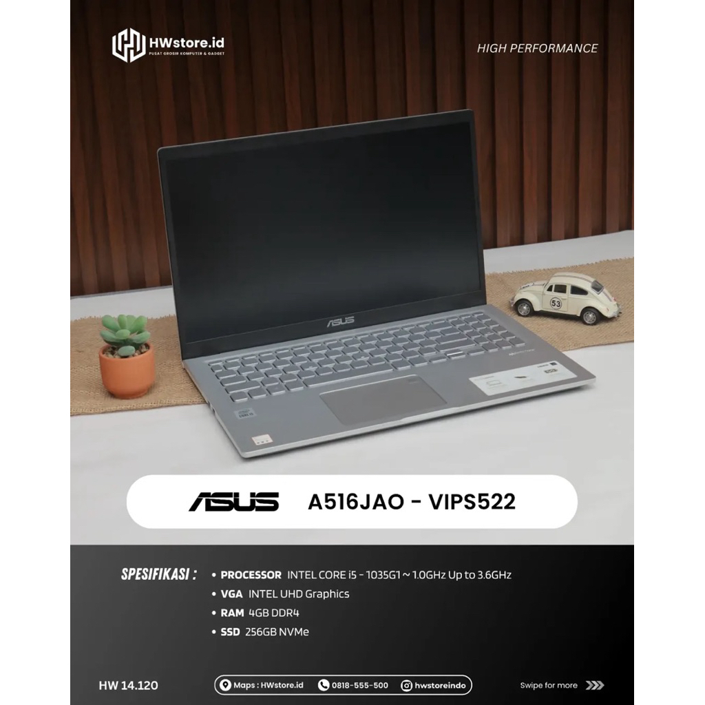 ASUS A516JAO - VIPS522