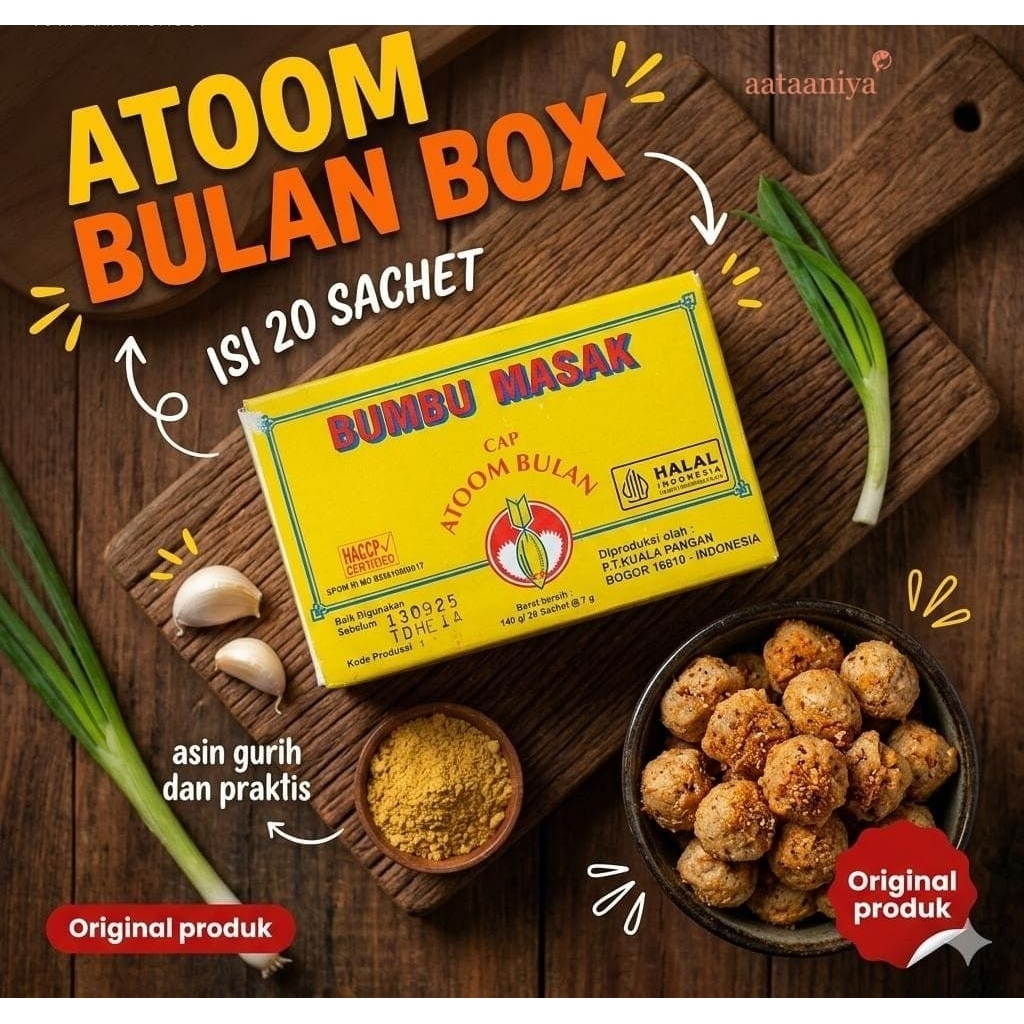 BUMBU CAP ATOM BULAN MINI