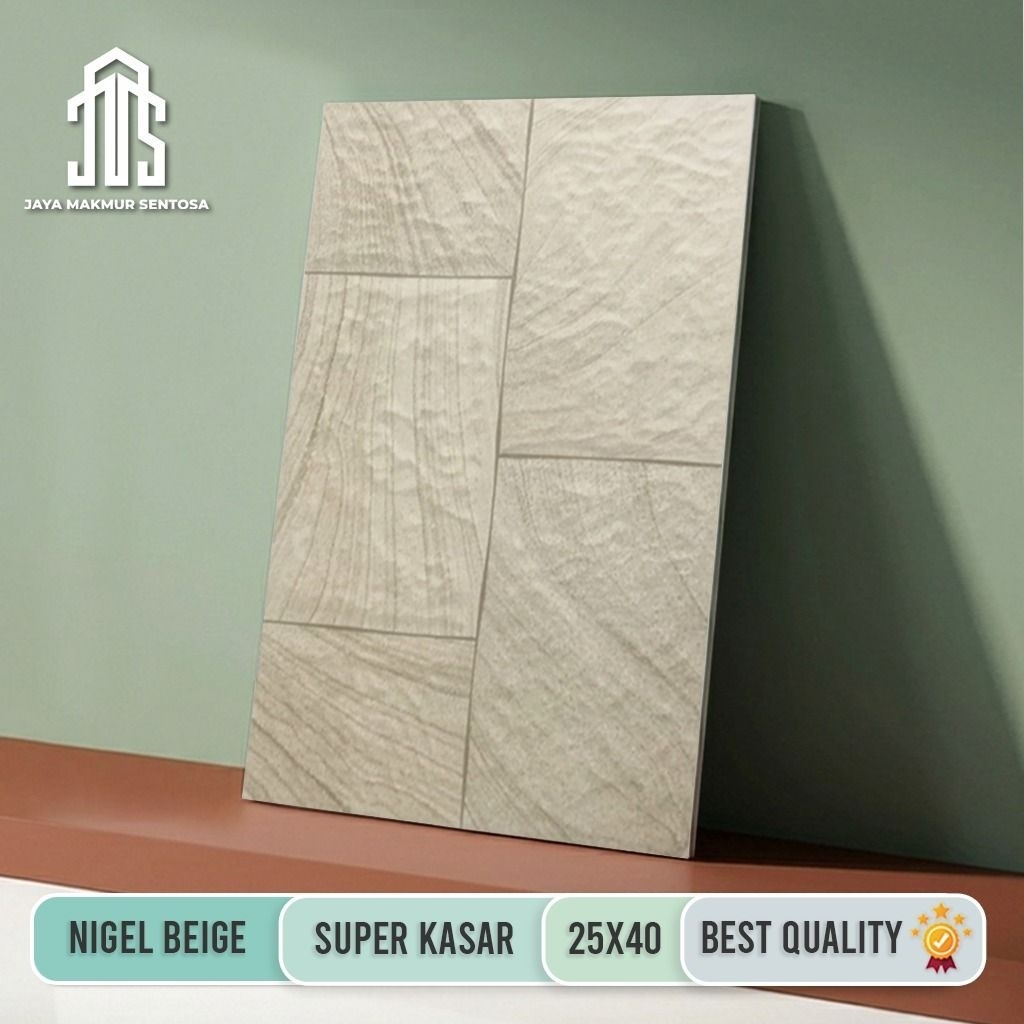 Keramik Dinding Motif Batu Alam 25x40 Nigel Beige