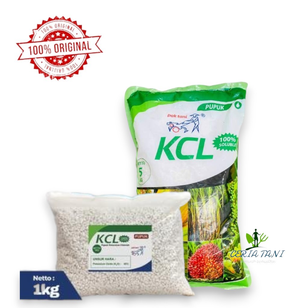 PUPUK PAK TANI KCL PUTIH  REPACK 1KG