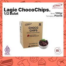 [SDW] pekanbaru/100 Gram (Eceran) Choco Half Chip - Bahan Dekorasi Kue