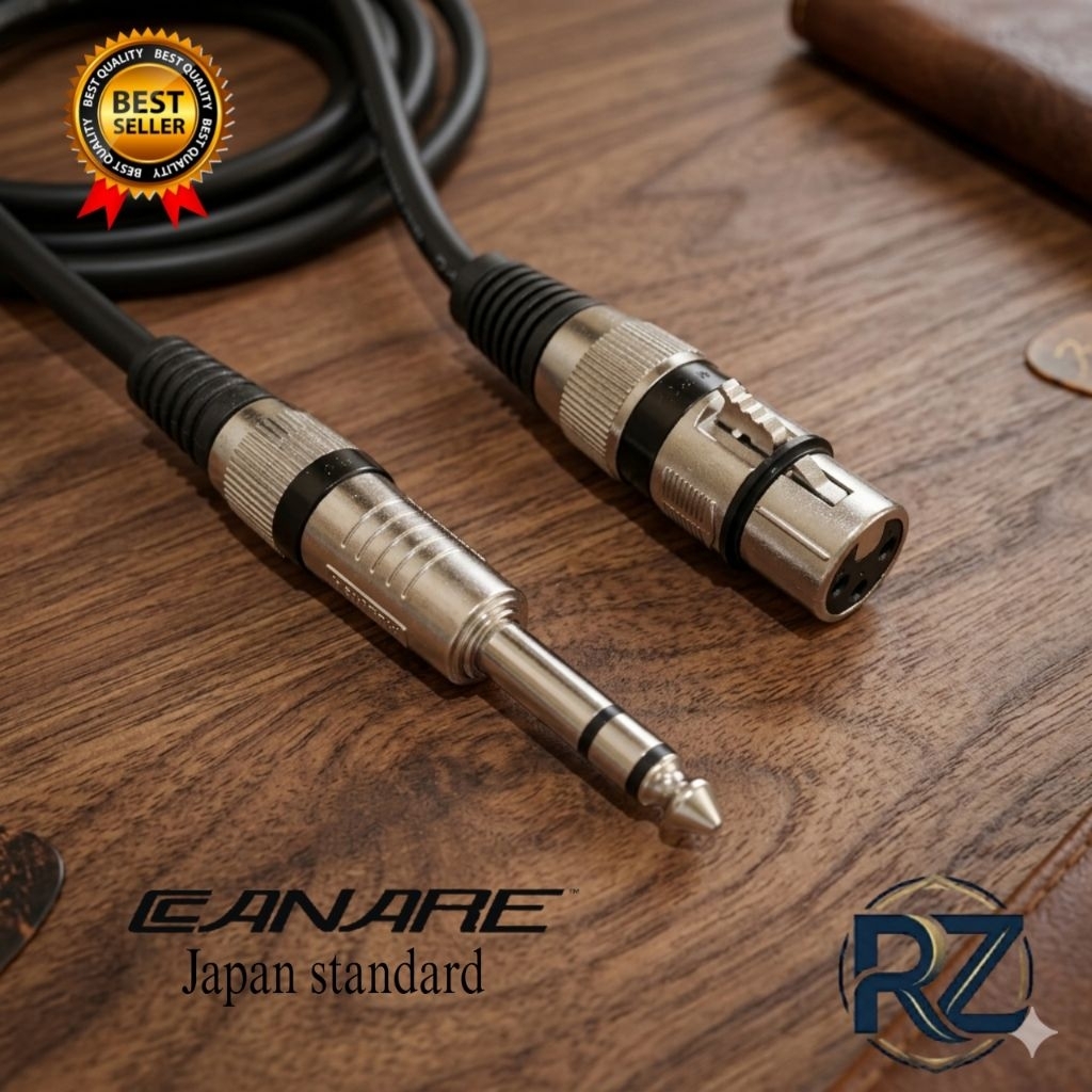 kabel audio Jack trs 6,5mm to Jack Xlr female 15meter