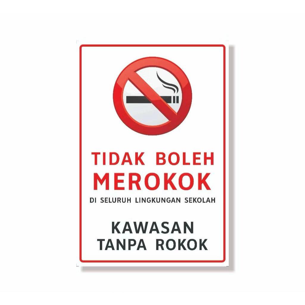 Poster Sekolah, Poster Larangan Merokok, KTR, Larang Merokok di Sekolah