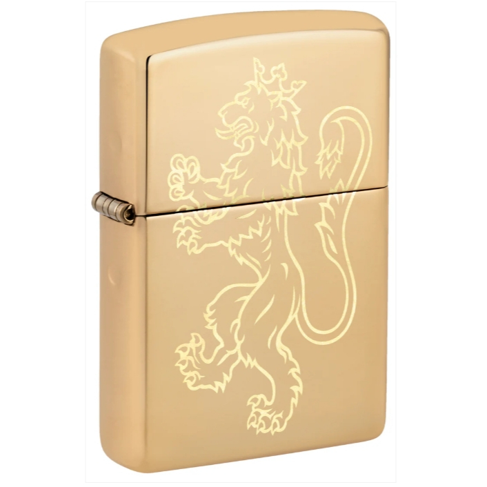Zippo Original 46839 Medieval Fighting Lion (High Polish Brass)
