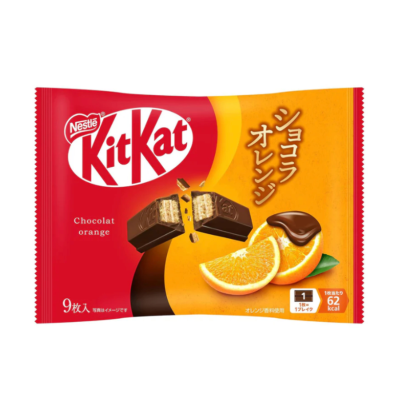 [READY] Kit Kat Mini Chocolate Orange 9pcs Original Japan | Made in Japan - Kitkat Limited edition J