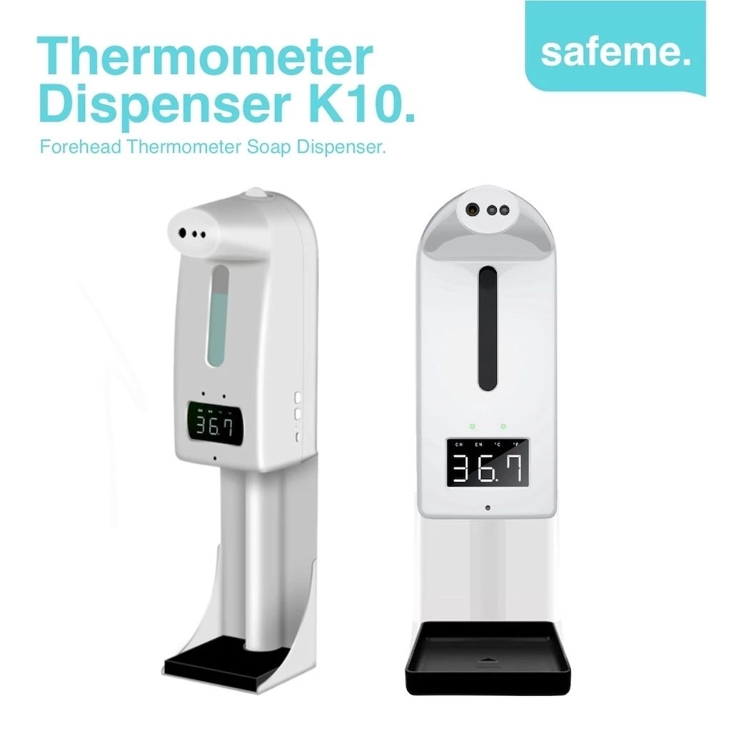 Thermometer Dispenser Hand Sanitizer K10 Pro Intelligent Sensor Soap dispenser Sabun