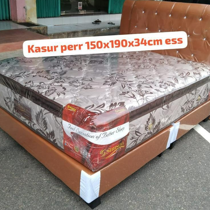 Springbed Queen 5 Kaki Springbed 150 x 190 x 34cm Bergaransi BATAM