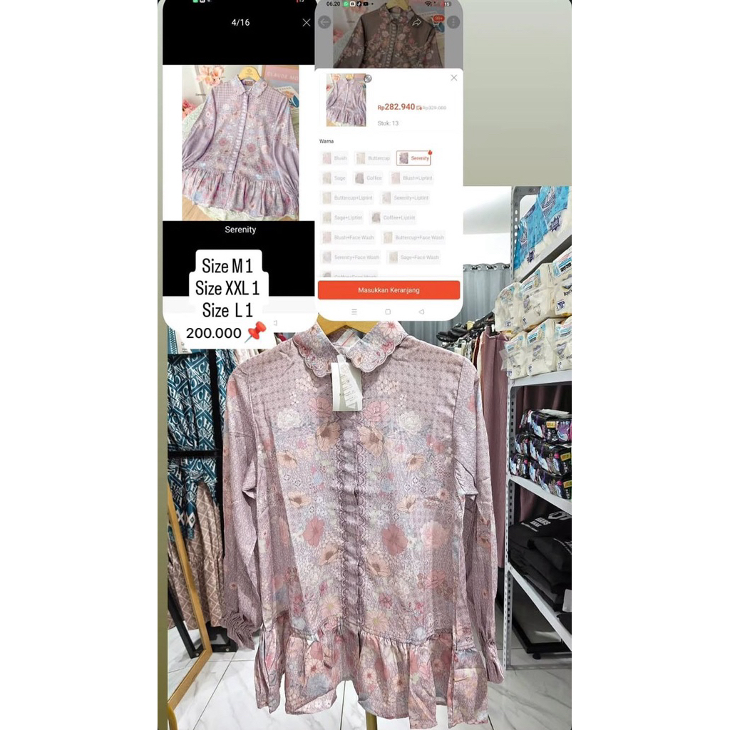 BAJU KIENKA 14 pcs