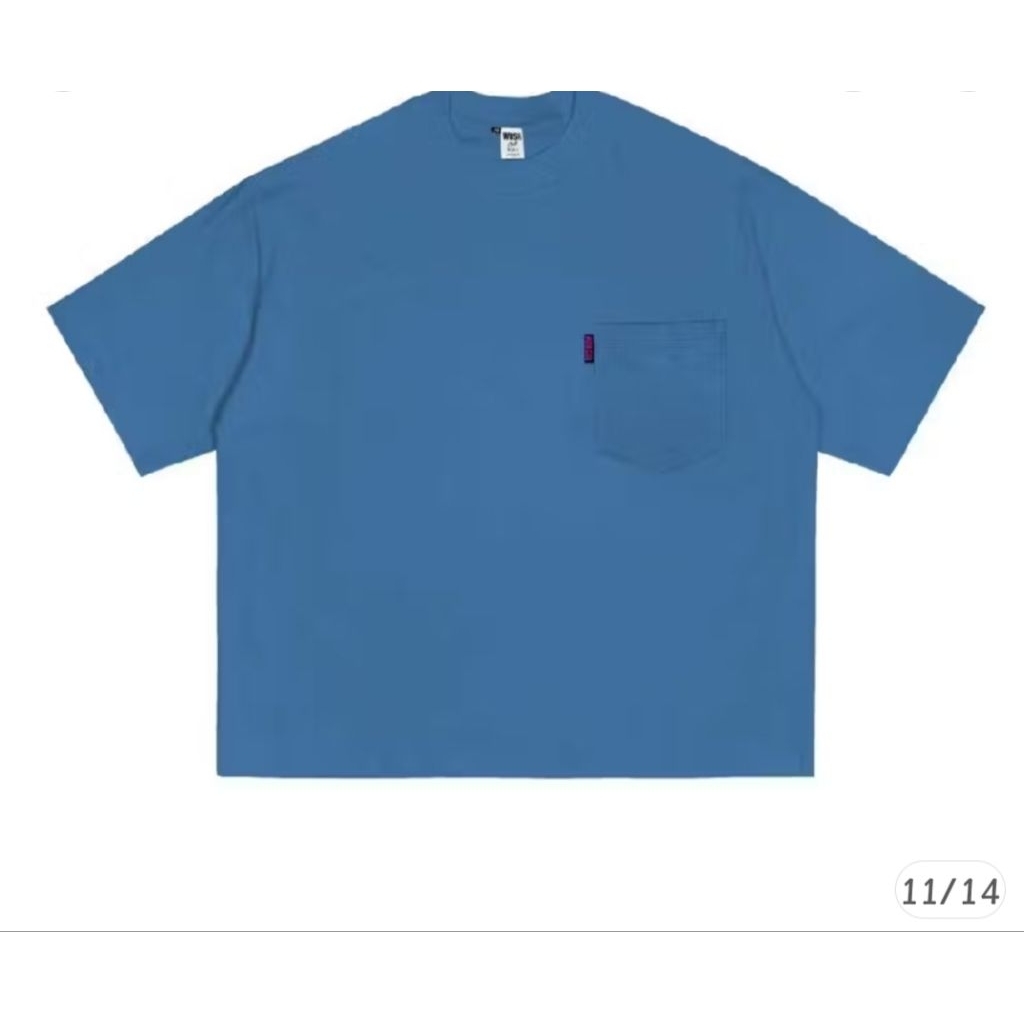 WUSH CLUB BOXY POCKET FIT TEE BAJU KAOS DISTRO SAKU PRIA WANITA POLOS OVERSIZE Velvet Muse