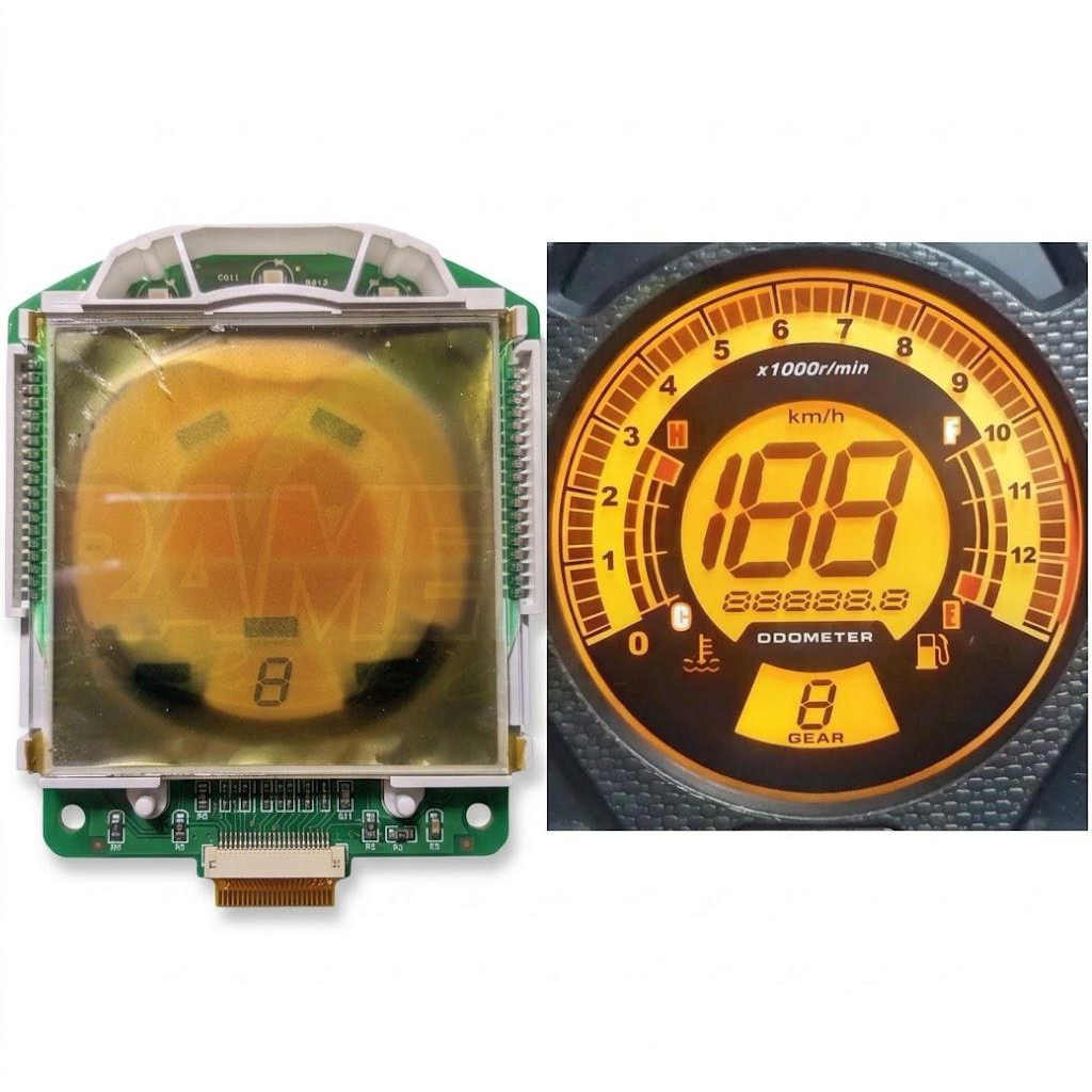Polarizer LCD Speedometer CS One [ Solusi Sunburn ]