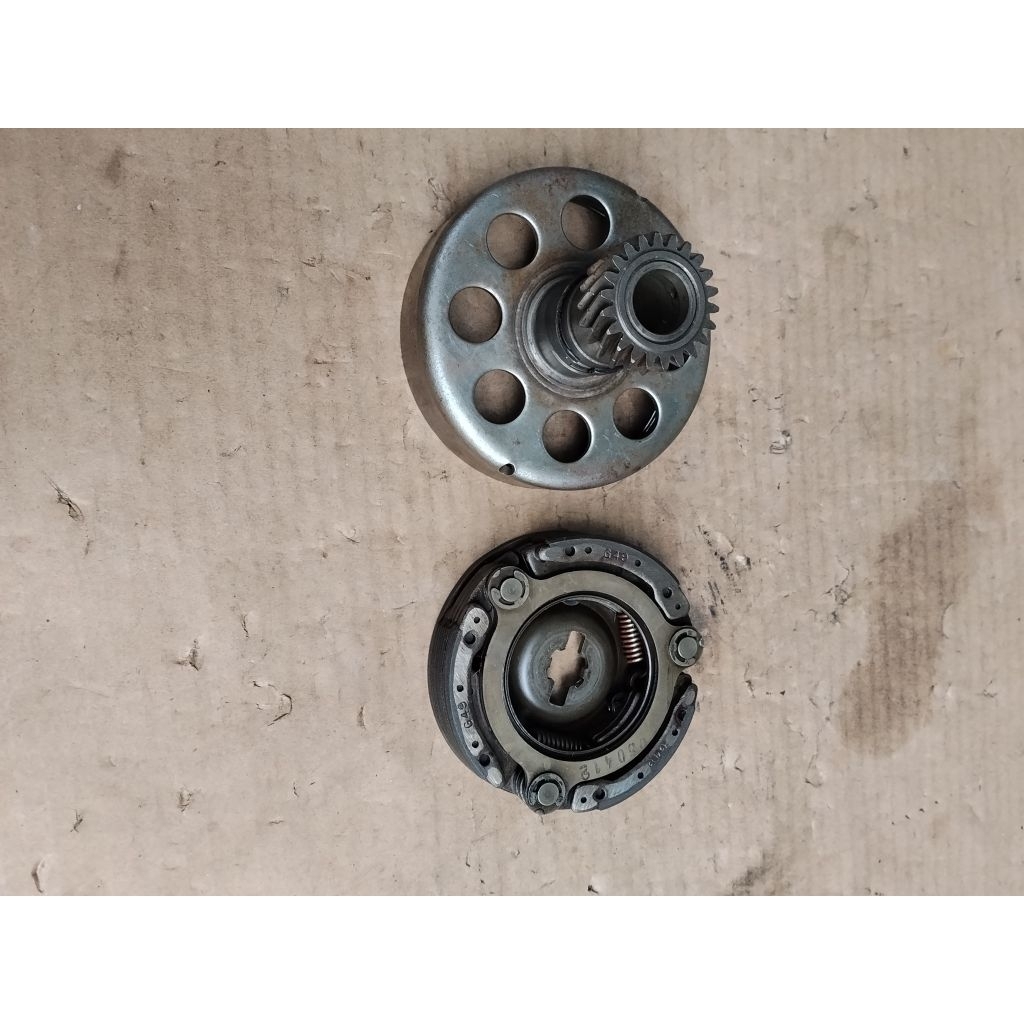 mangkok ganda set kampas suzuki shogun R 125 ori second