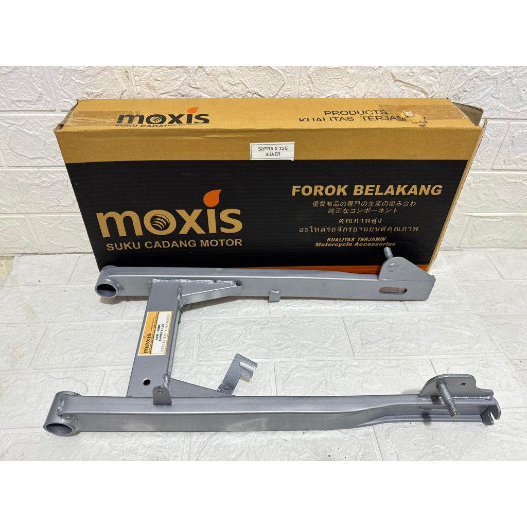 Swing Arm Forok Belakang Assy Moxis Supra X 125 Silver Swing Arm Fork Garpu Belakang Supra X 125