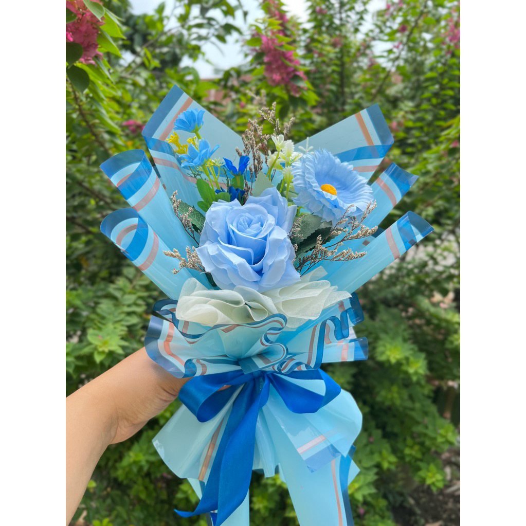 BUKET BUNGA ARTIFICIAL MINI.BUKET UANG/BUKET SNACK/BLOOM BOX FLOWER