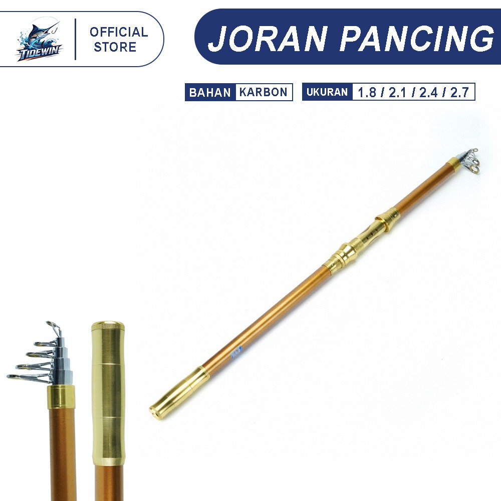 Joran Pancing Carbon Fiber Teleskopik Ringan Kuat Fleksibel Anti Patah - HG5105