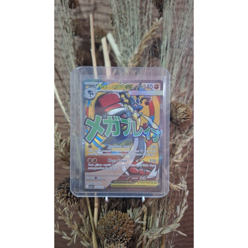 Mega Lucario ex ma Pokemon TCG Mega Impian