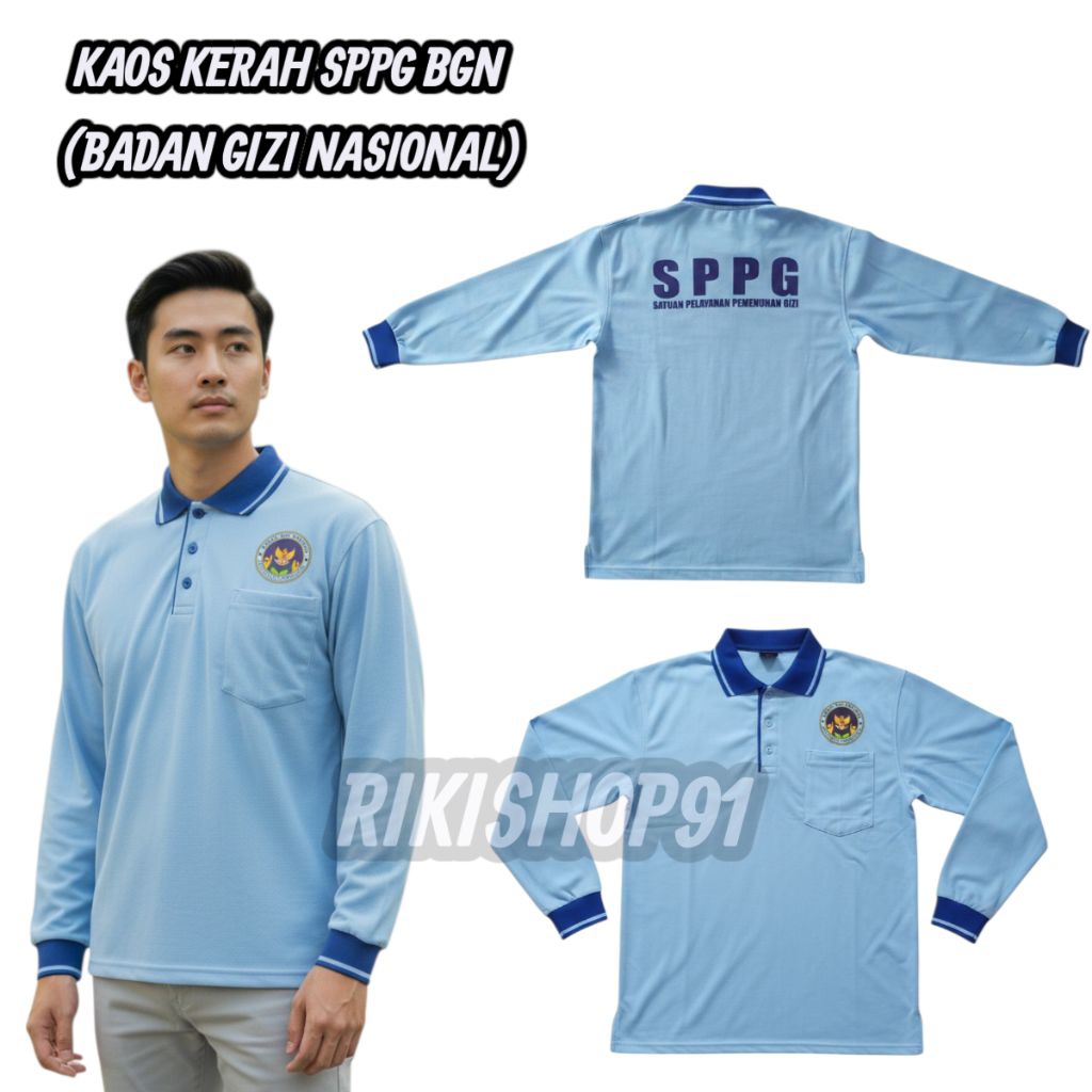 KAOS KERAH BGN SPPG PANJANG
