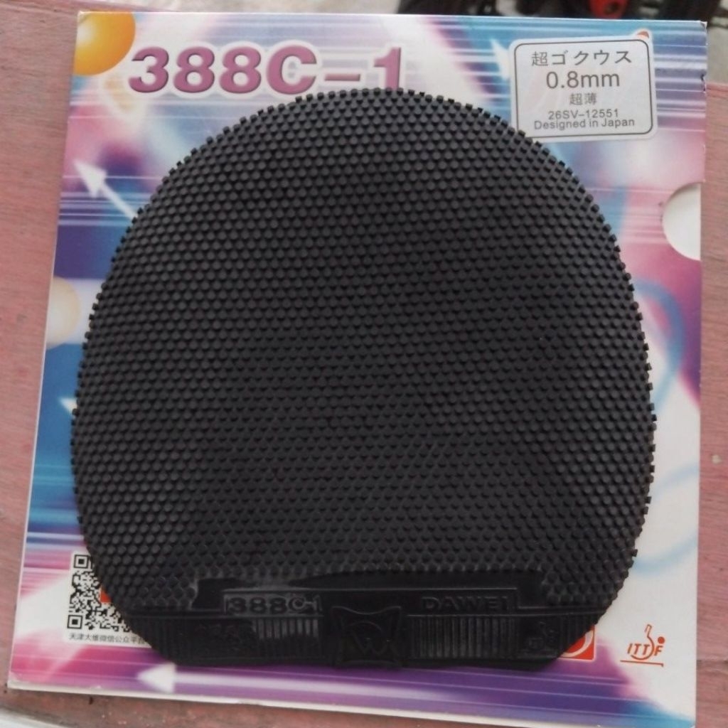 karet pingpong bintik semi dawei 388-C1