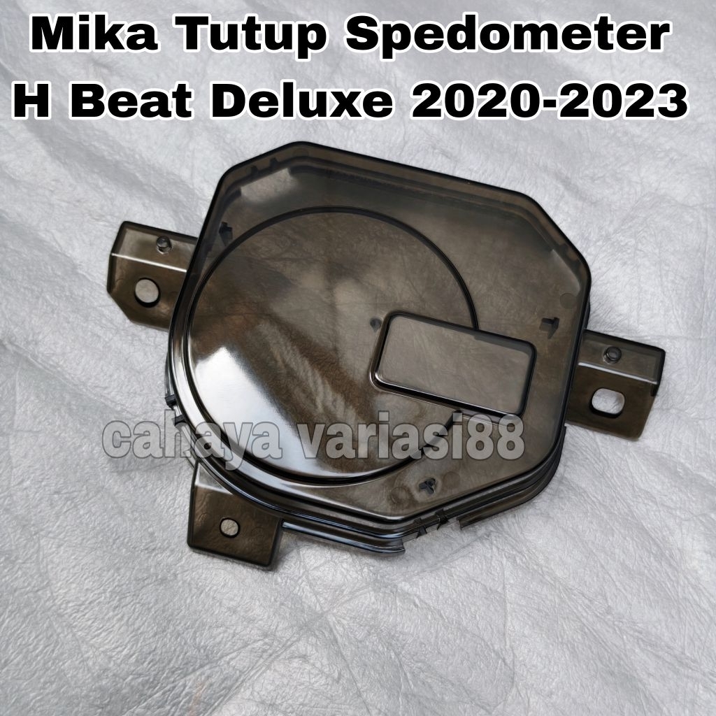 Tutup Mika Spedometer Honda Beat Deluxe Tahun 2020 2021 2022 2023 Warna Smoke Riben Cover Tutup Mika