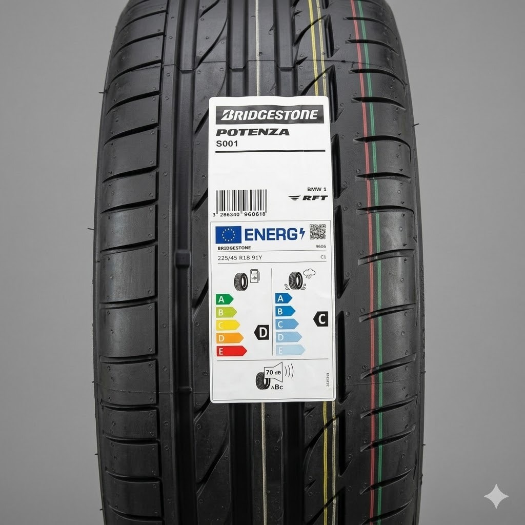BAN MOBIL KUAT RING 19 BRIDGESTONE POTENZA S001 RFT 225 45 R19 CIVIC BMW MERCY THN 2022