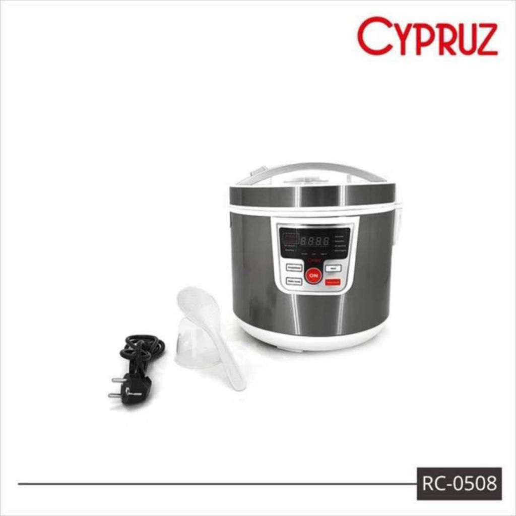 CYPRUZ RICE COOKER 1,8L RC 0508 LOW SUGAR RENDAH GULA