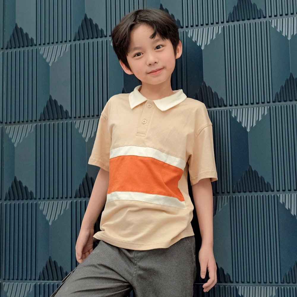 [ Selling Fast ] Hugo Polo Shirt - Kaos Anak Laki Laki Premium  | Atasan Anak Stylish 1 - Tahun